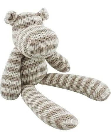 Babies First - Knitted striped hippo The Imagination Shop