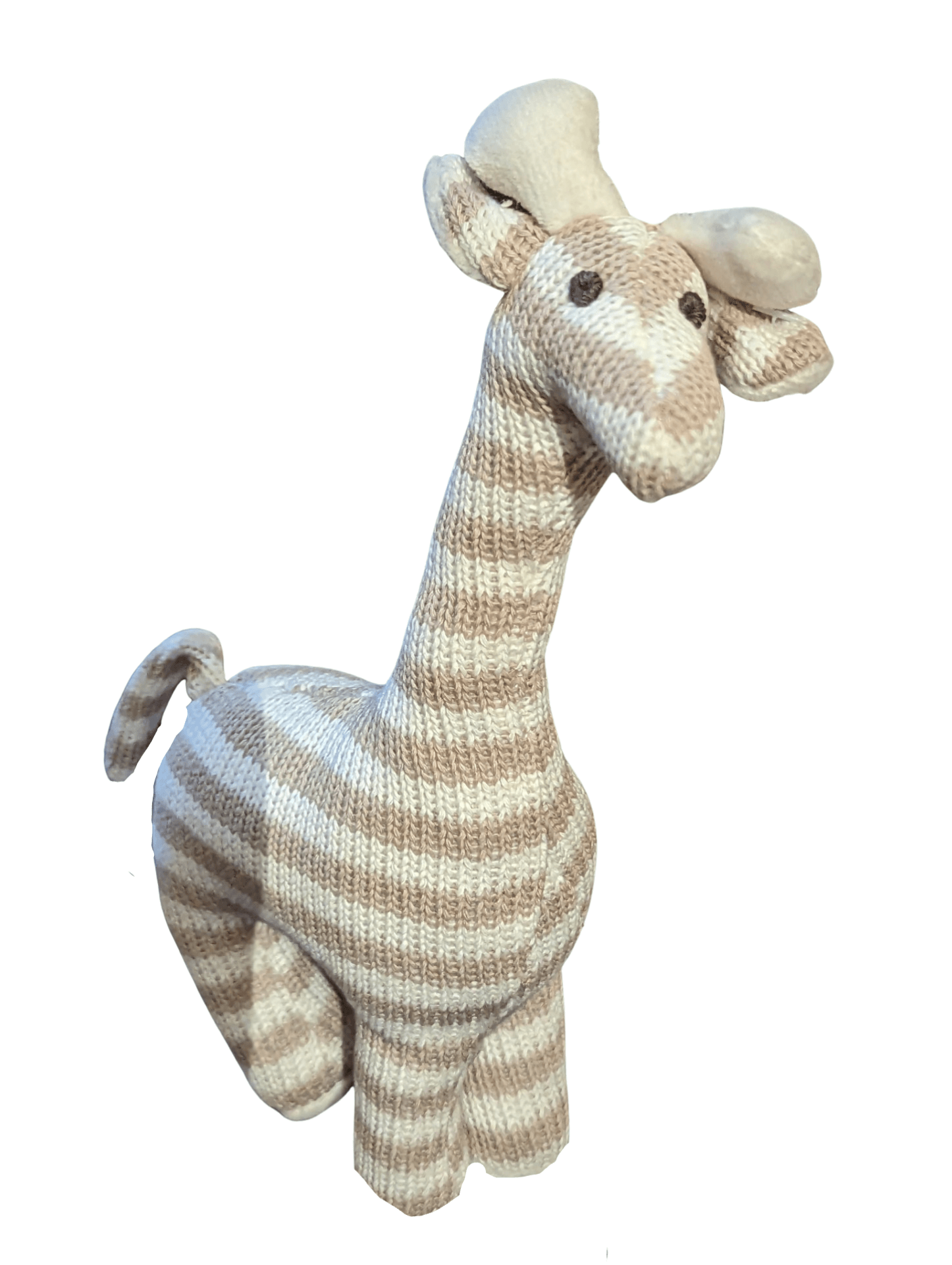 Babies First - Stripey knitted giraffe The Imagination Shop