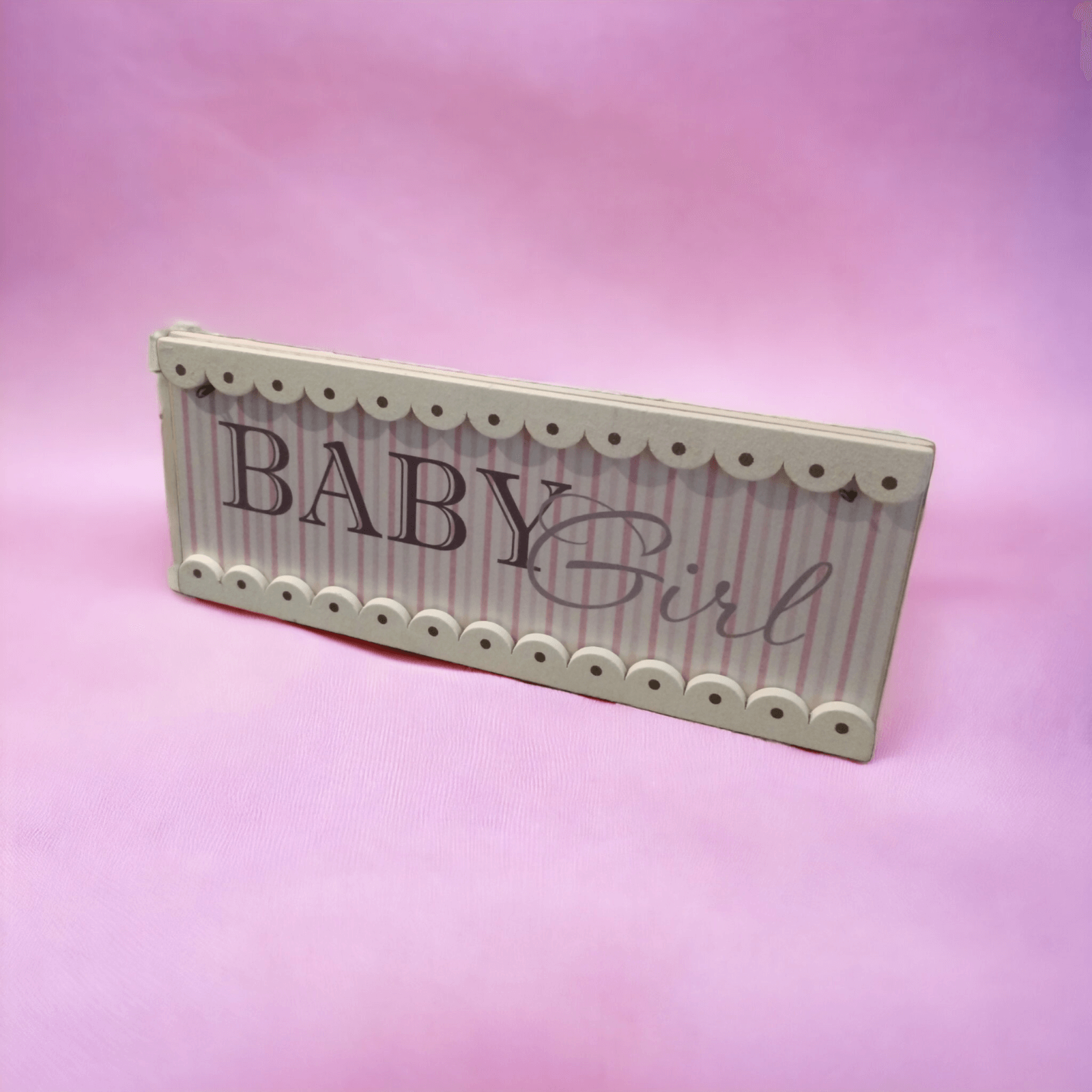 Baby Girl Plaque widdup
