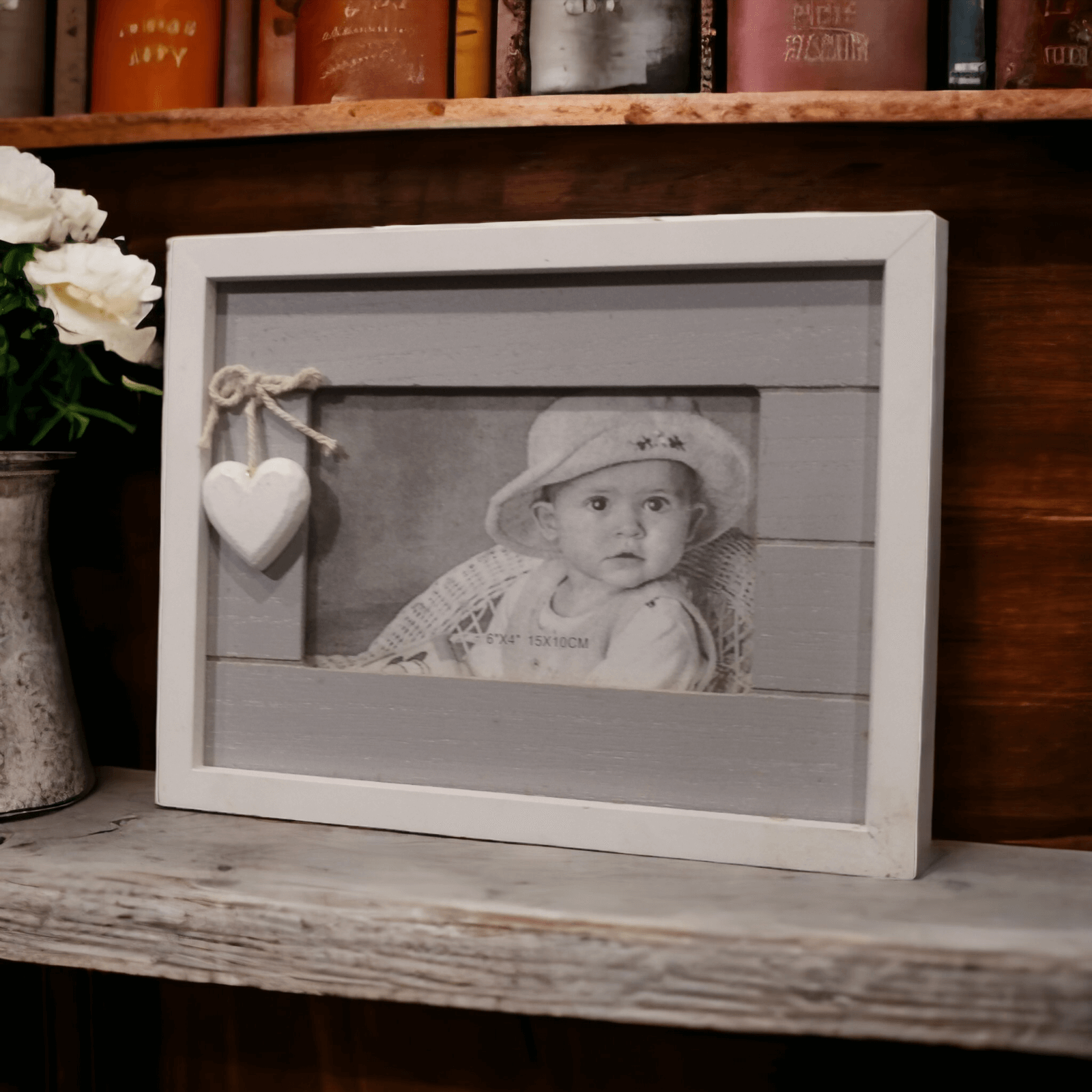Baby wooden Photo frame 6x4 Langs