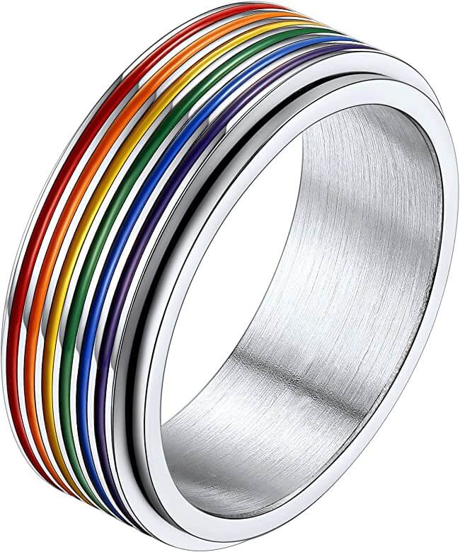 Bandmax Jewellery - Rainbow ring The Imagination Shop