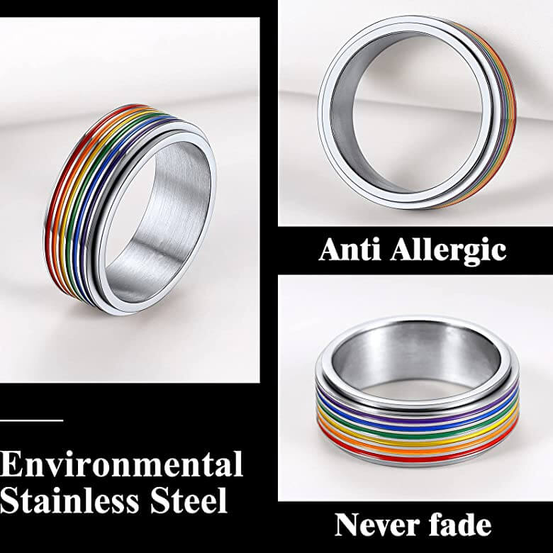 Bandmax Jewellery - Rainbow ring The Imagination Shop