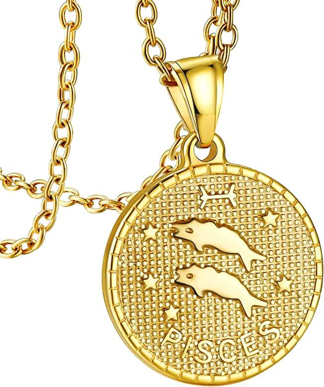 Bandmax Jewellery - Zodiac necklace Pisces The Imagination Shop