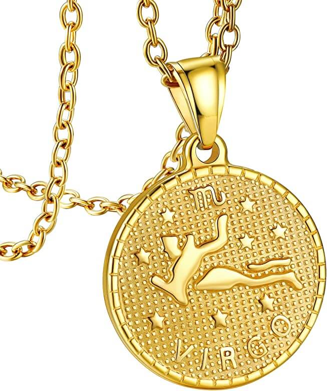 Bandmax Jewellery - Zodiac necklace Virgo The Imagination Shop