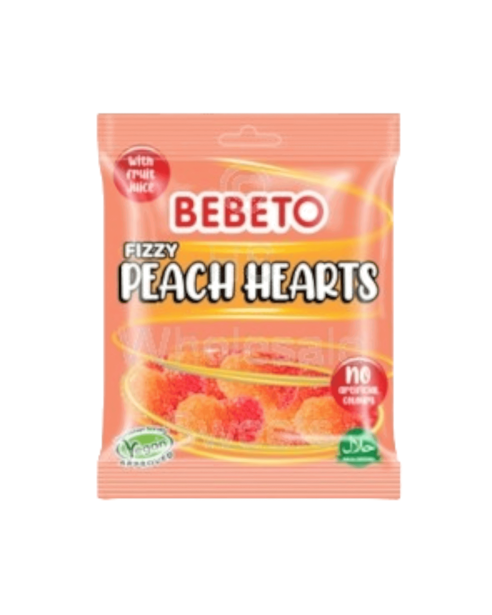 Bebeto Peach Hearts 150g Bebeto