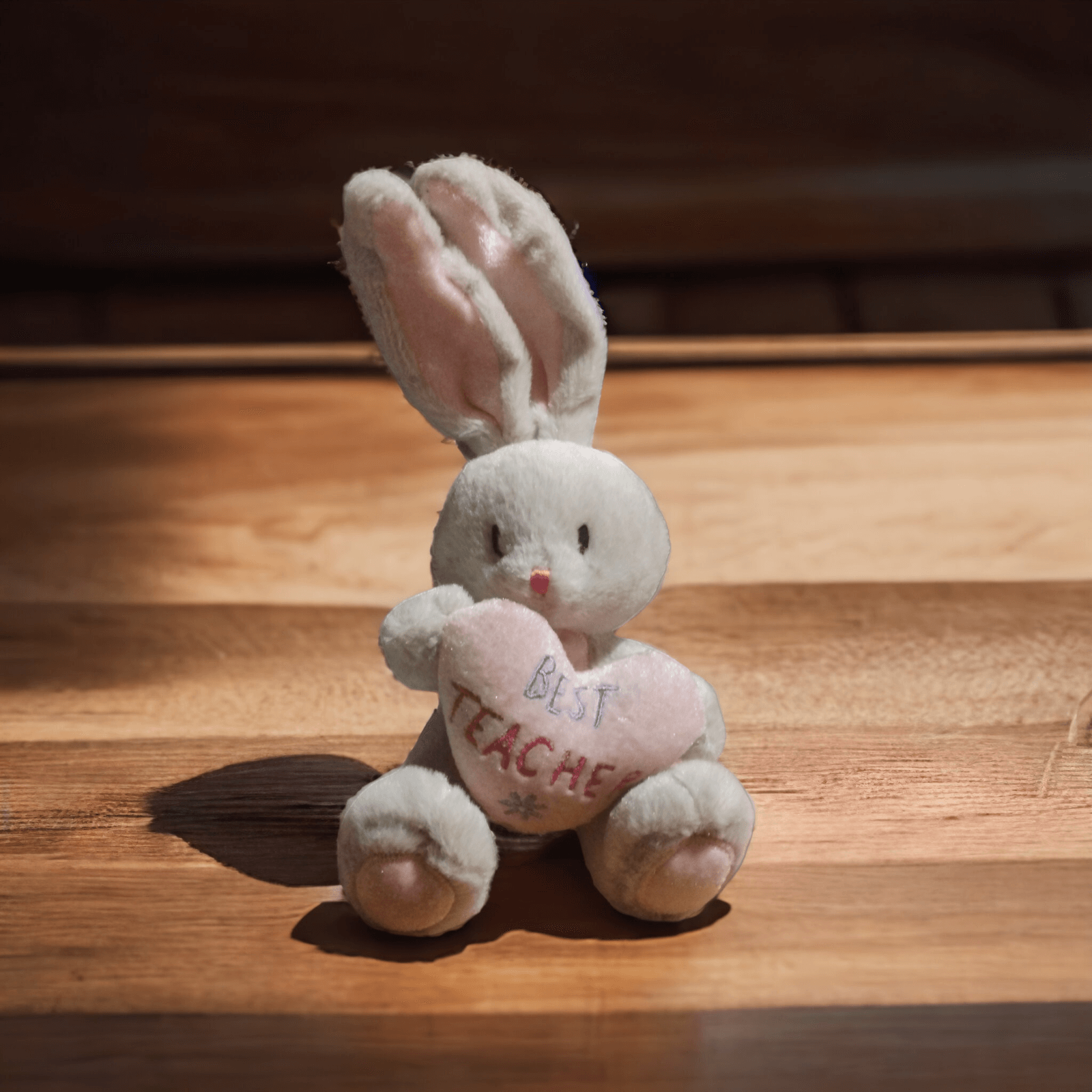 Bebunni Best Teacher Gift Plush Rabbit With Heart Bebunni