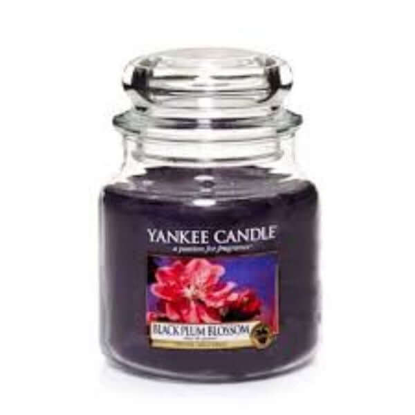 Yankee Candle Black Plum Blossom - Medium Jar Yankee Candle