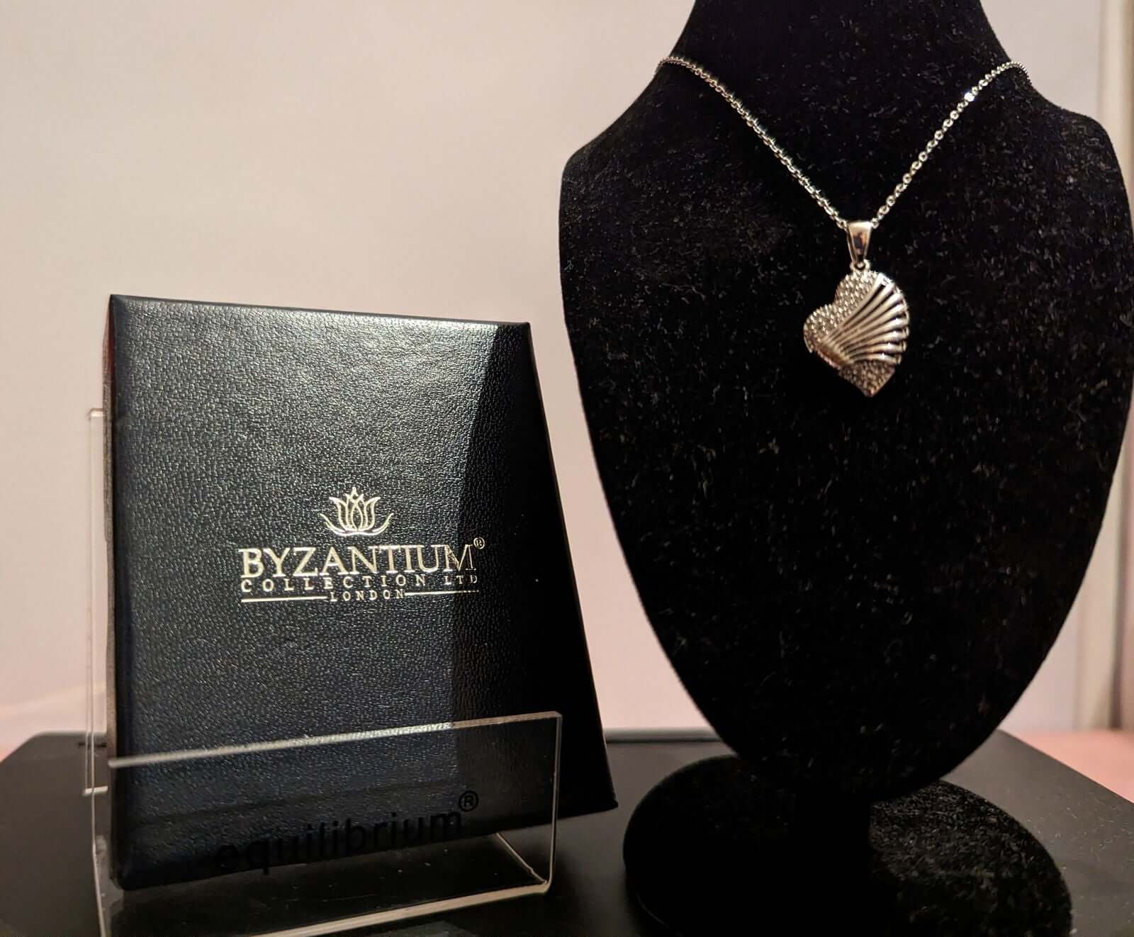 Byzantiuim Collection Jewellery - Funky Heart Necklace Byzantium Collection London