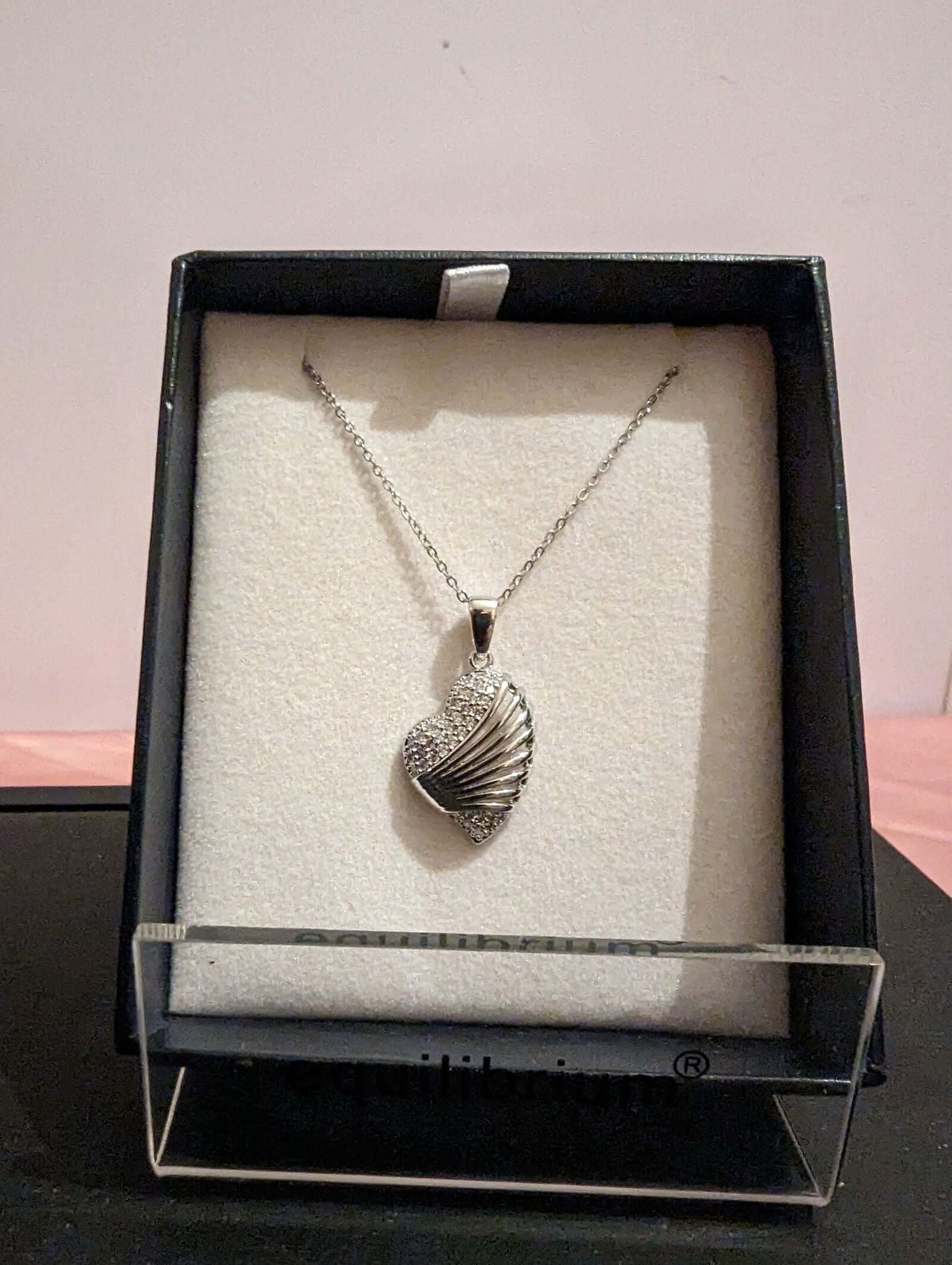 Byzantiuim Collection Jewellery - Funky Heart Necklace Byzantium Collection London