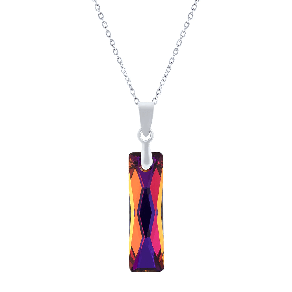 Byzantium Collection Jewellery - Baguette Volcano Necklace Byzantium Collection London