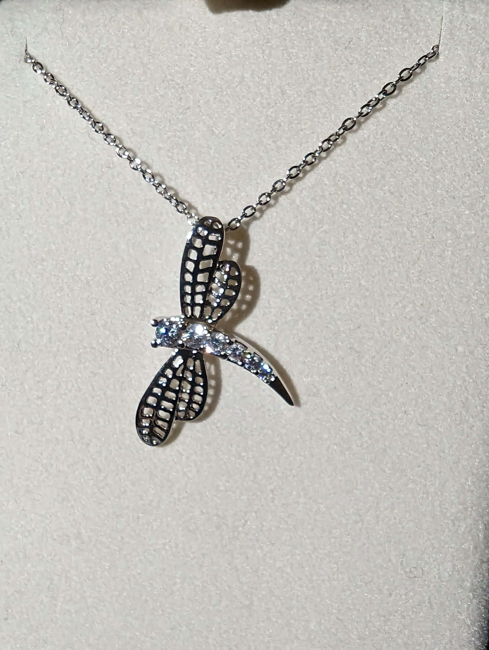 Byzantium Collection Jewellery - Crystal Dragonfly Necklace The Imagination Shop