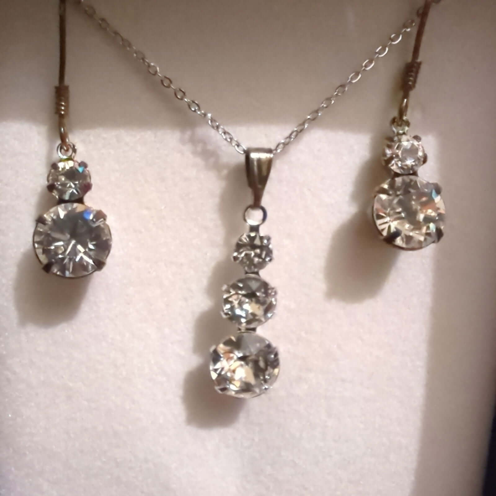 Byzantium Collection Jewellery - Crystal Triple Set The Imagination Shop