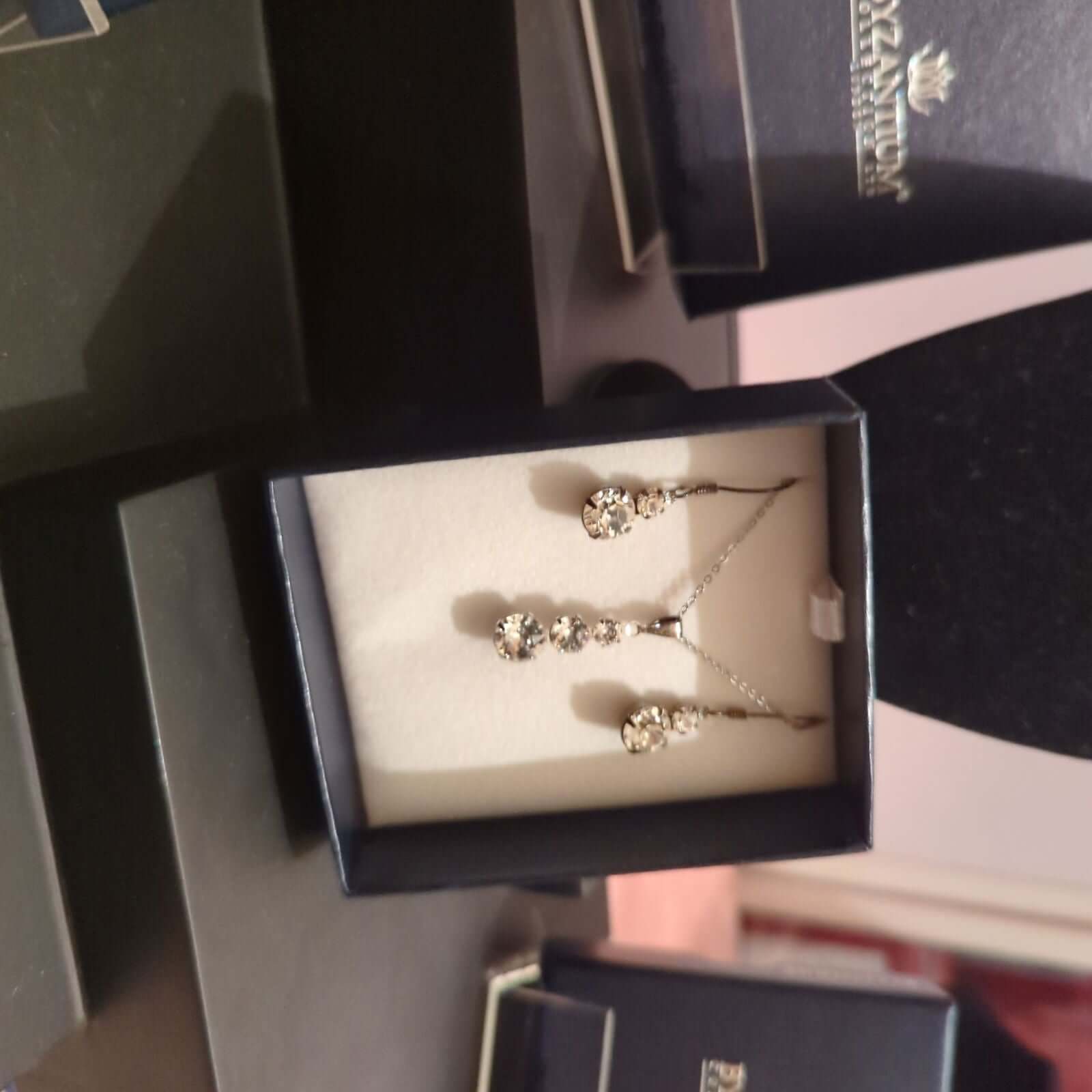 Byzantium Collection Jewellery - Crystal Triple Set The Imagination Shop