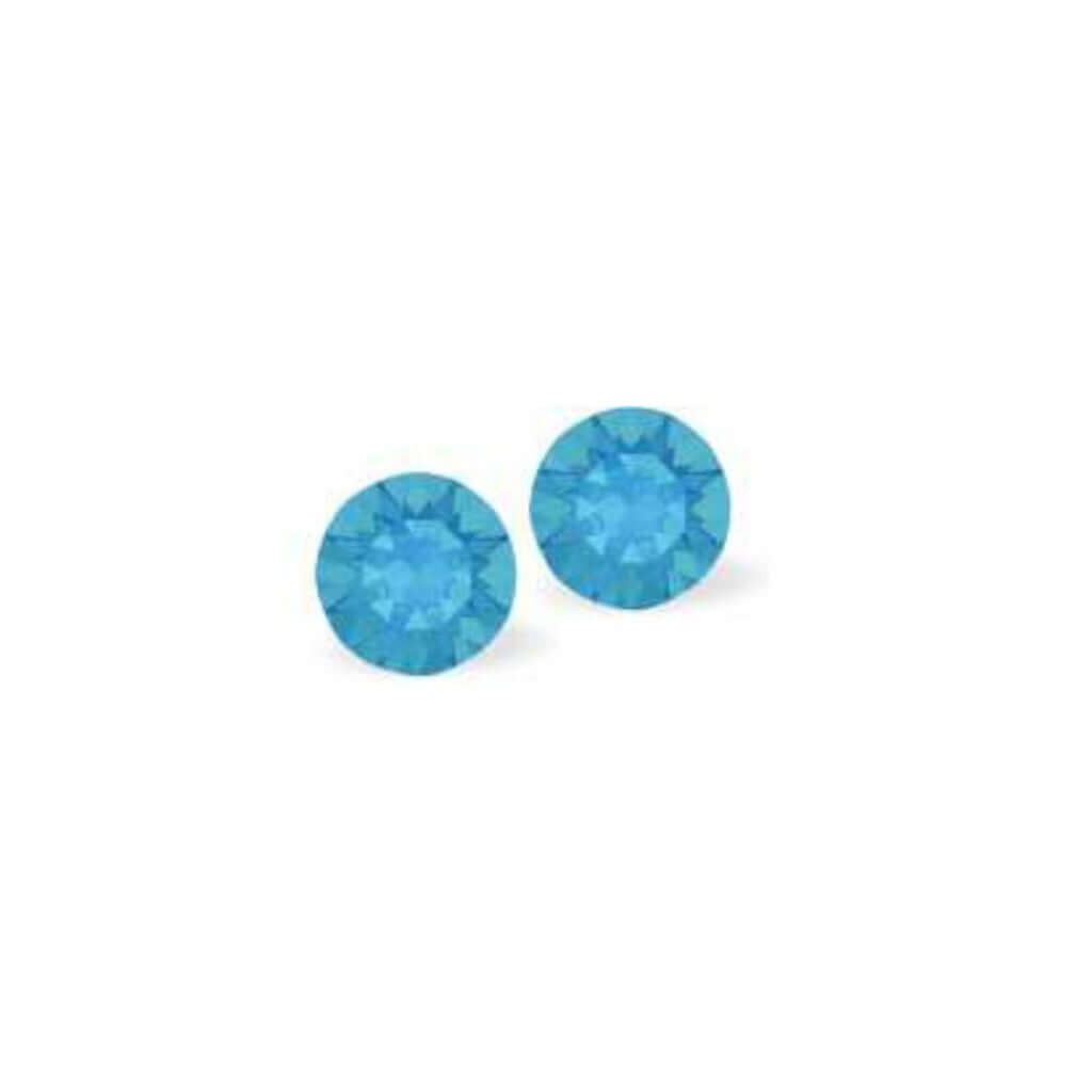 Byzantium Collection Jewellery - Crystal Turquoise Earrings The Imagination Shop