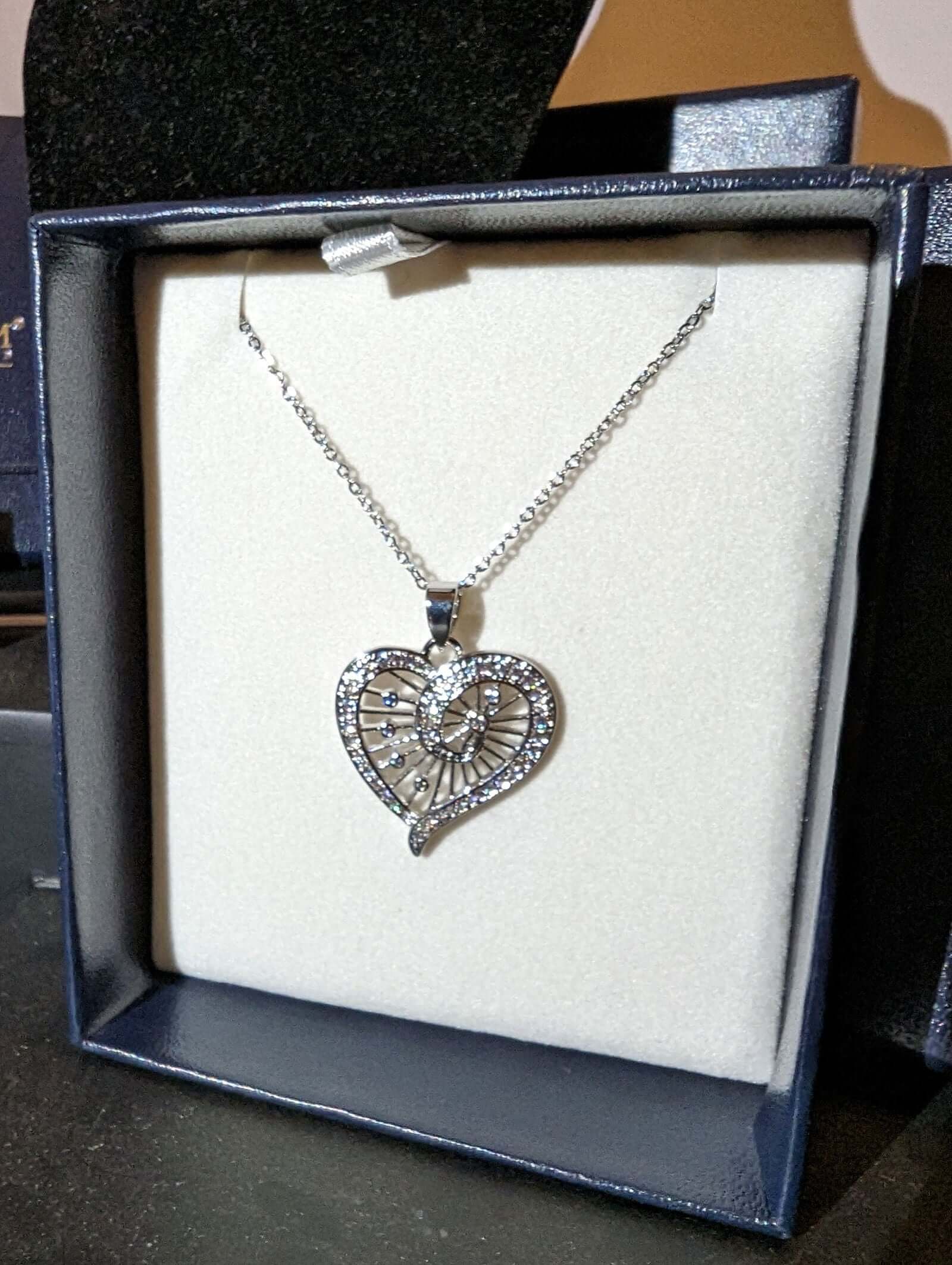 Byzantium Collection Jewellery - Filigree Heart Necklace The Imagination Shop