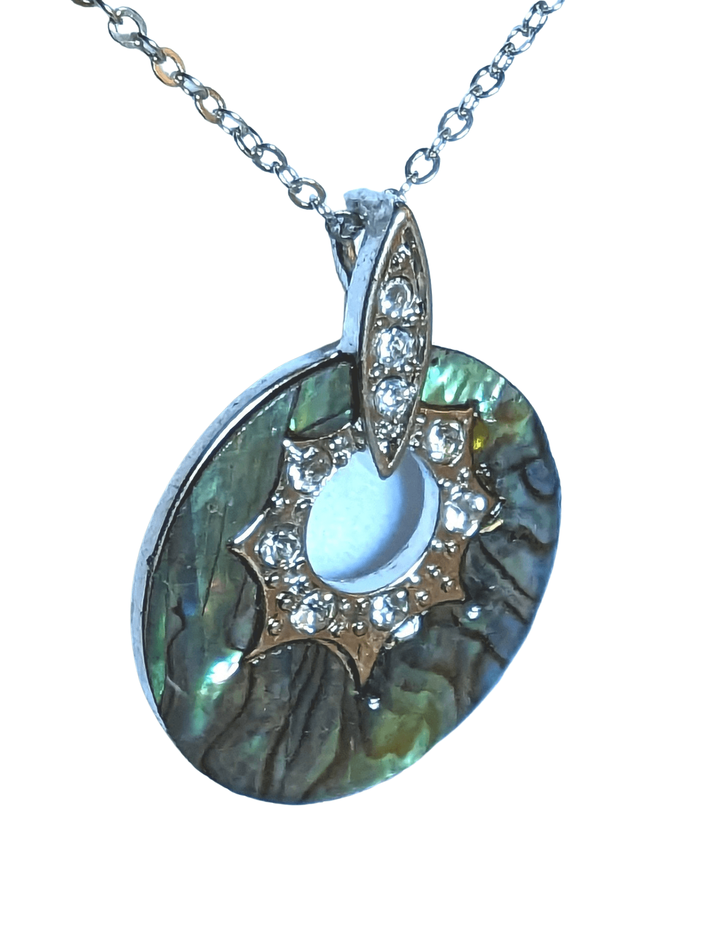 Byzantium Collection Jewellery - Paua shell starburst necklace The Imagination Shop