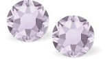 Byzantium Collection Jewellery - Provence lavender crystal stud earrings - The Imagination Shop - The Imagination Shop 