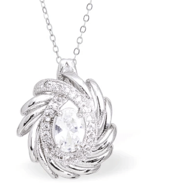 Byzantium Collection Jewellery - Swirl Necklace Byzantium Collection London