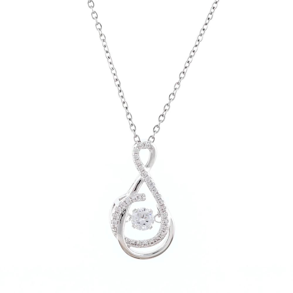 Byzantium Collection Jewellery - Treble Cleff Dancing Stone Necklace Byzantium Collection London