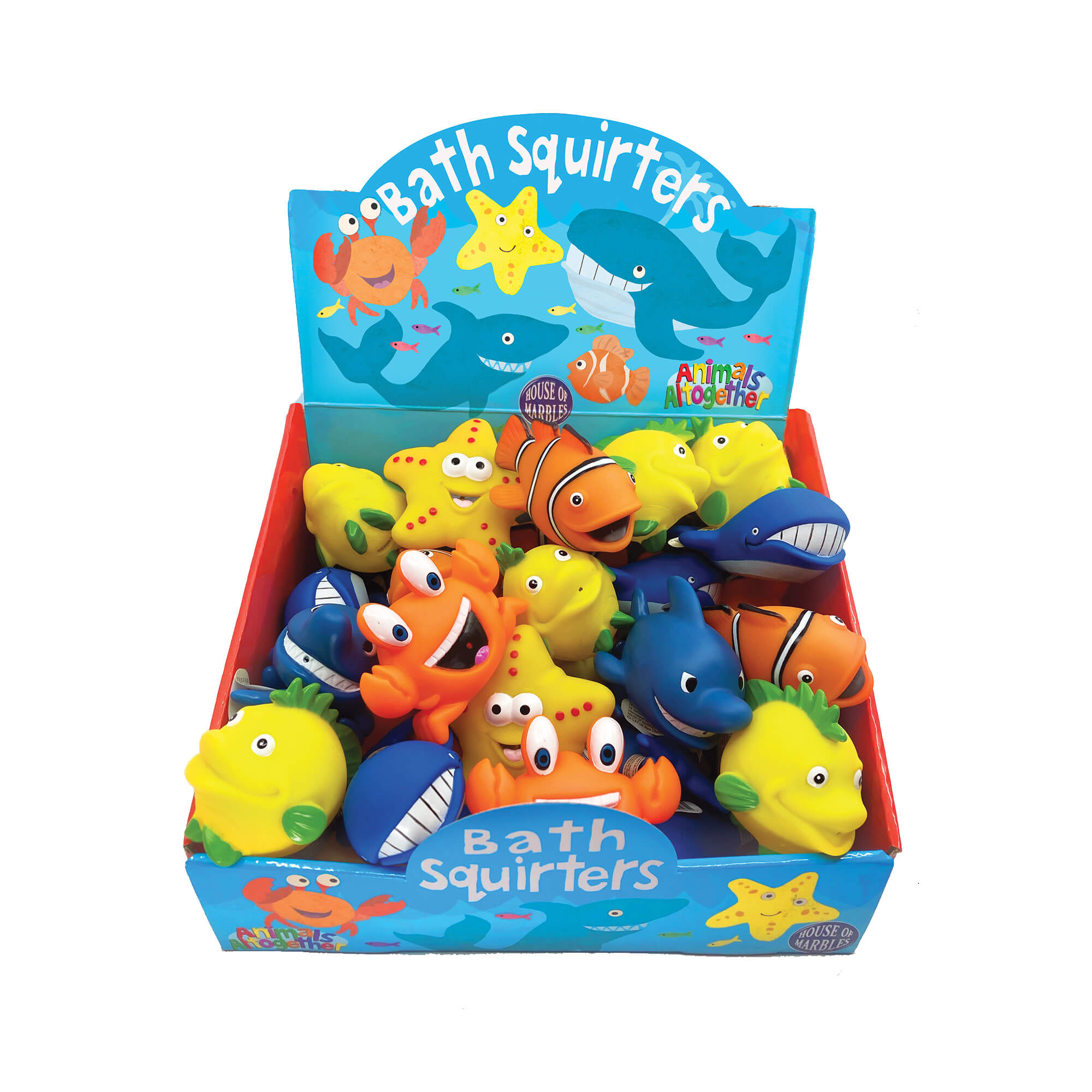 Children's Colourful Squirty Sealife Bath Toy (SINGLE) for All Ages Curious Minds