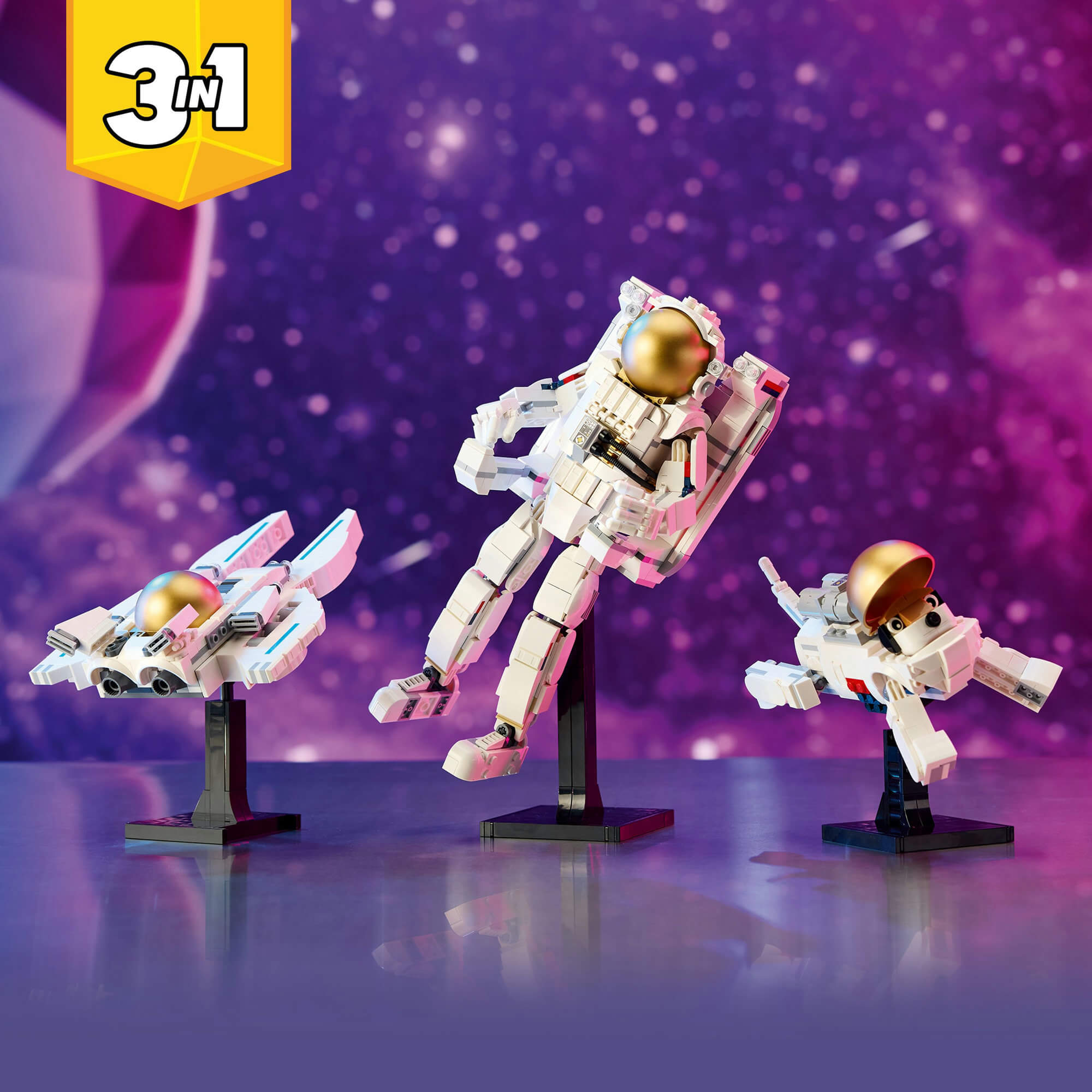 Lego Creator 3 in 1 31152 Space Astronaut Playset for Ages 9 and Up Curious Minds