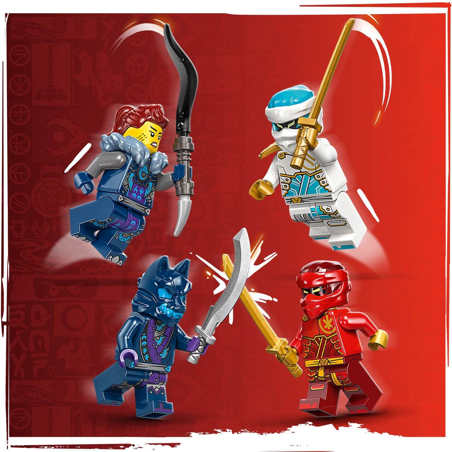 Lego Ninjago 71808 Kai's Elemental Fire Mech Playset for Ages 7 and Up Curious Minds