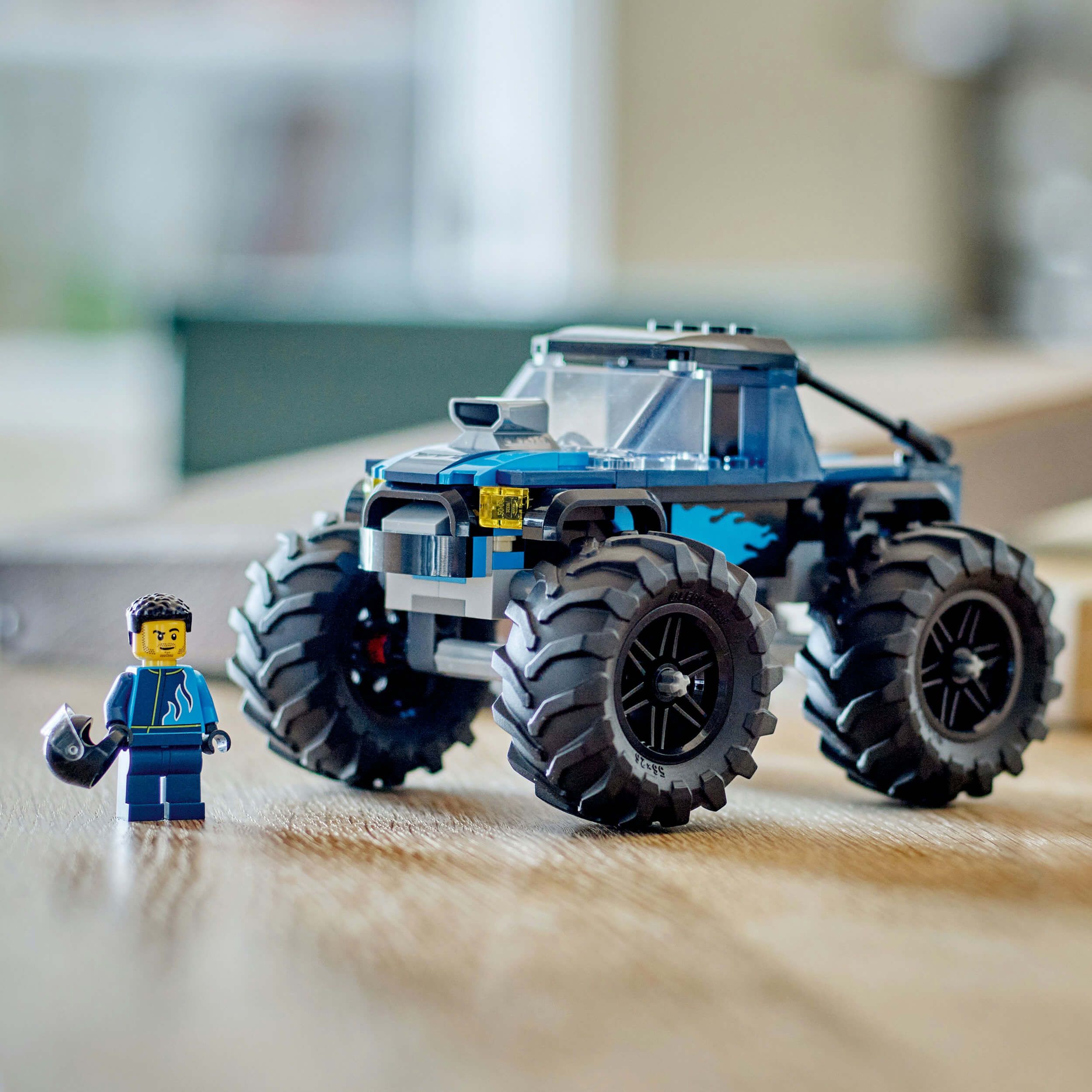 Lego City 60402 Blue Monster Truck Buildable Playset for Ages 5 and Up Curious Minds