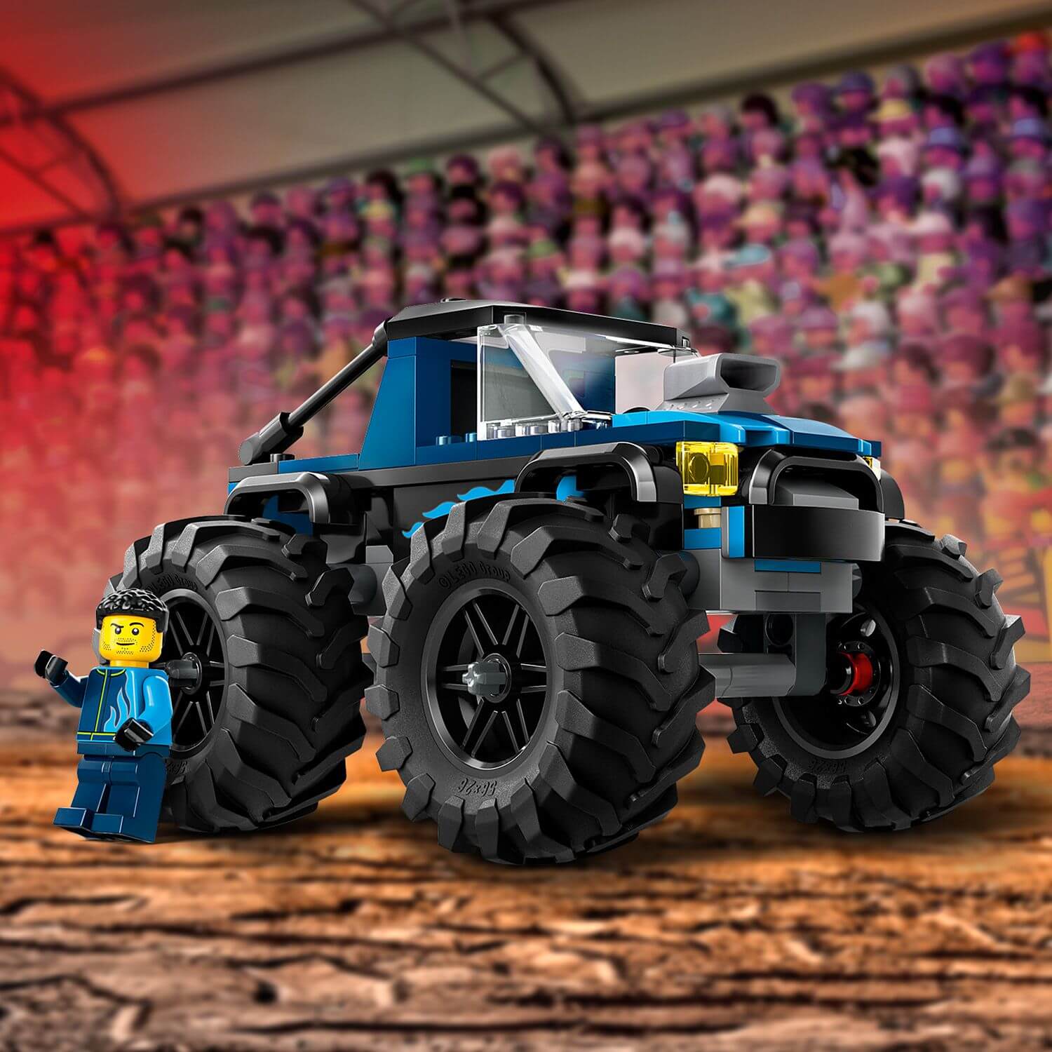 Lego City 60402 Blue Monster Truck Buildable Playset for Ages 5 and Up Curious Minds