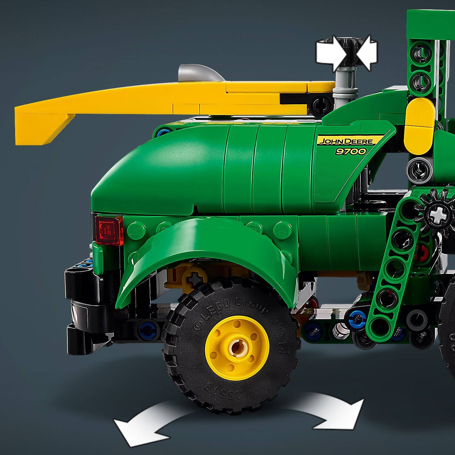 Lego Technic 42168 John Deere 9700 Forage Harvester for Ages 9 and Up Curious Minds
