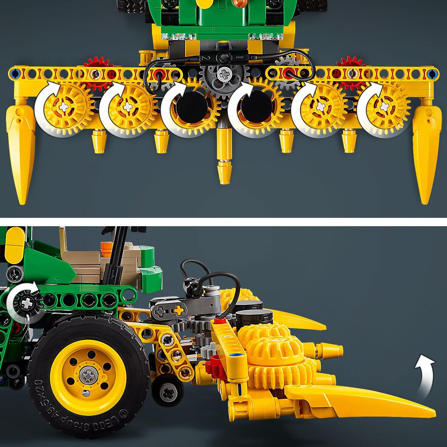 Lego Technic 42168 John Deere 9700 Forage Harvester for Ages 9 and Up Curious Minds