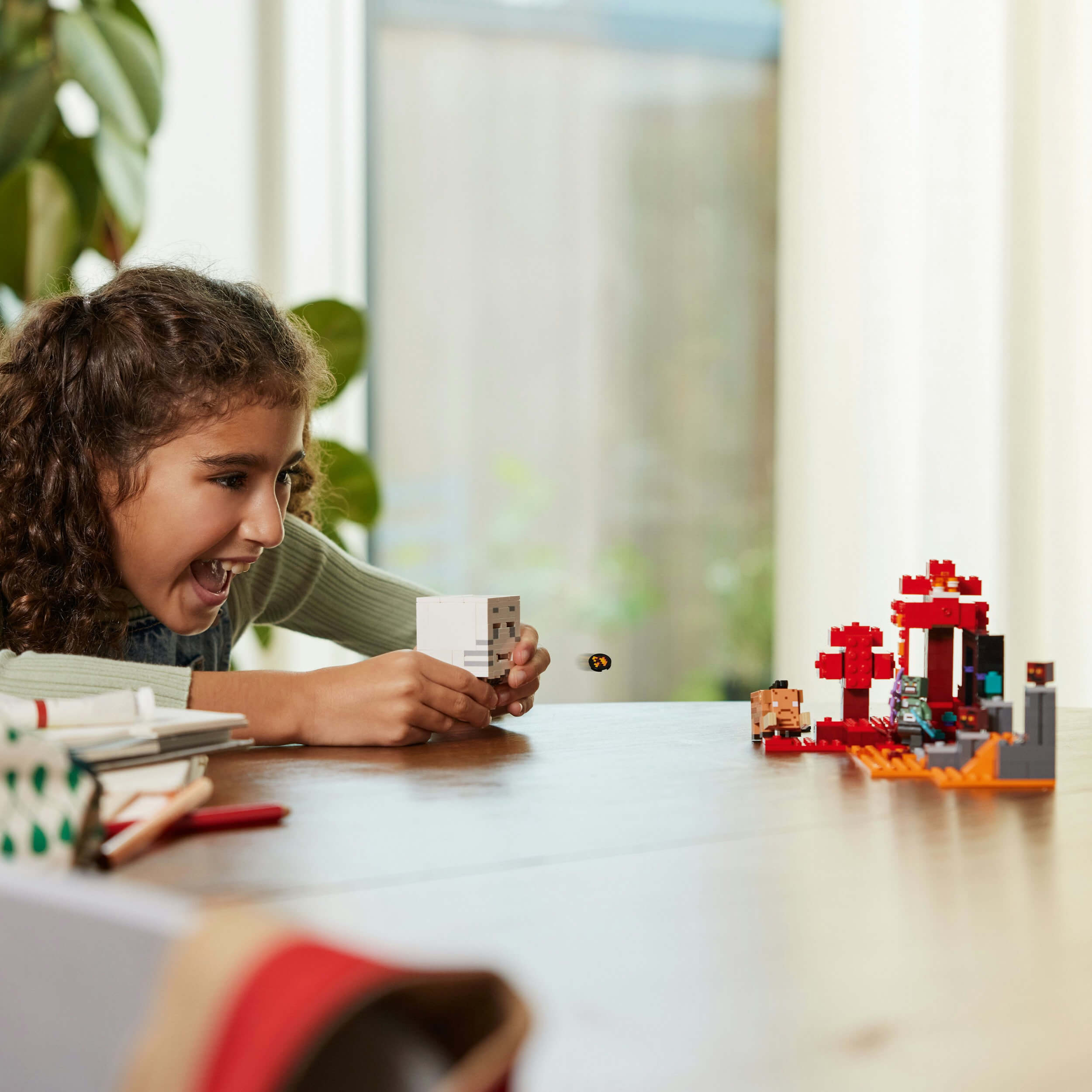 Lego Minecraft 21255 The Nether Portal Ambush Playset for Ages 8 & Up Curious Minds