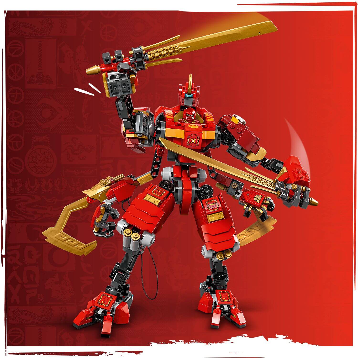 Lego Ninjago 71812 Kai's Ninja Climber Mech Playset for Ages 9 and Up Curious Minds