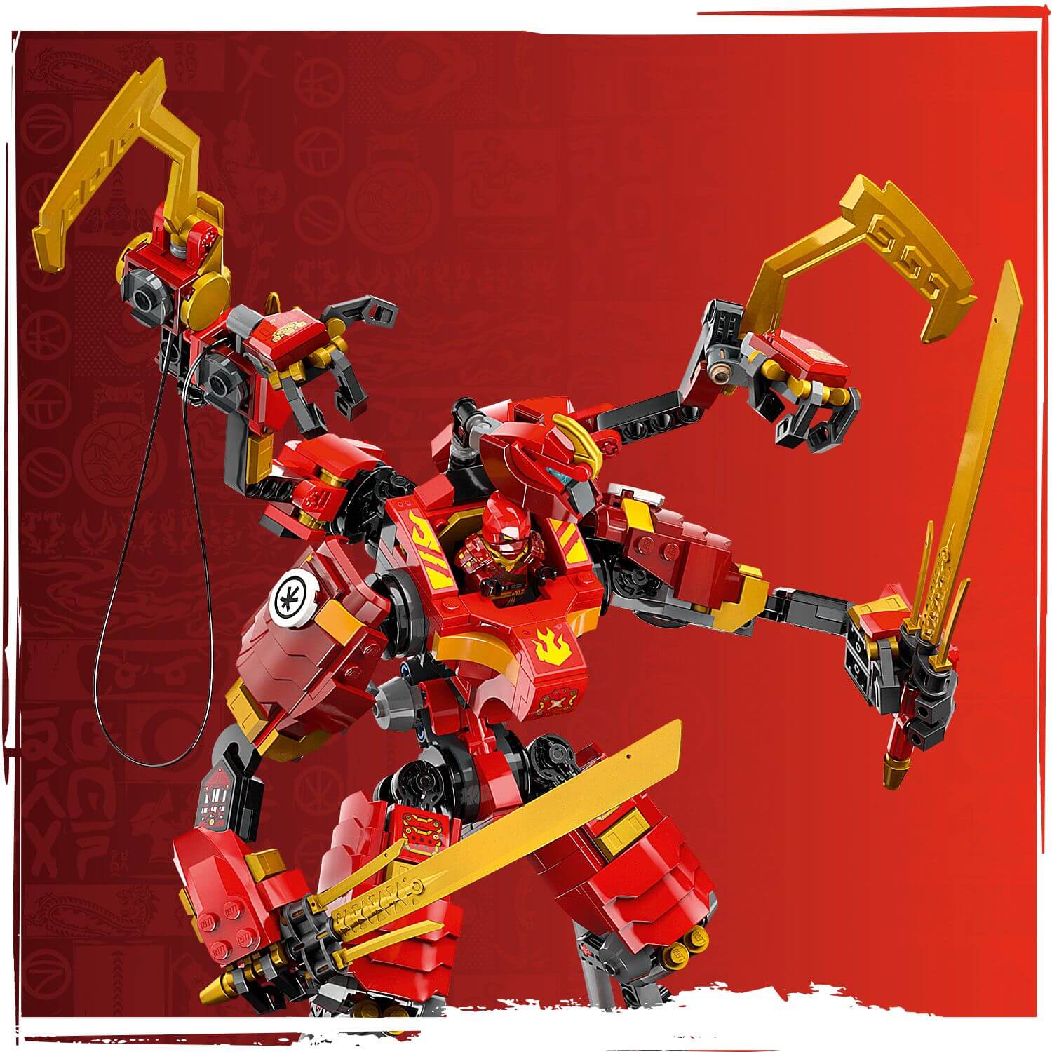 Lego Ninjago 71812 Kai's Ninja Climber Mech Playset for Ages 9 and Up Curious Minds