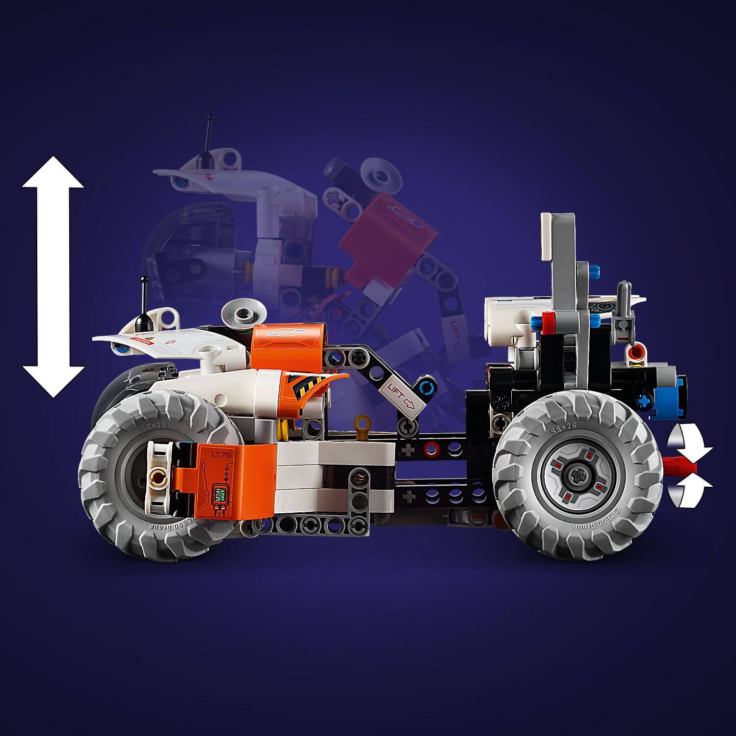 Lego Technic Space 42178 Surface Space Loader LT78 for Ages 8 and Up Curious Minds