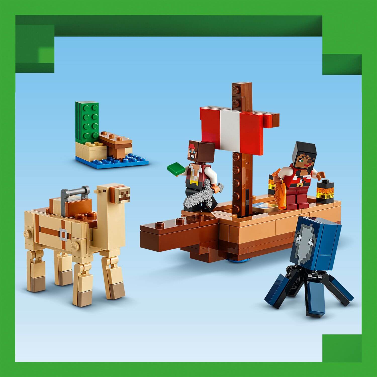 Lego Minecraft 21259 The Pirate Ship Voyage Toy Playset for Ages 8+ Curious Minds