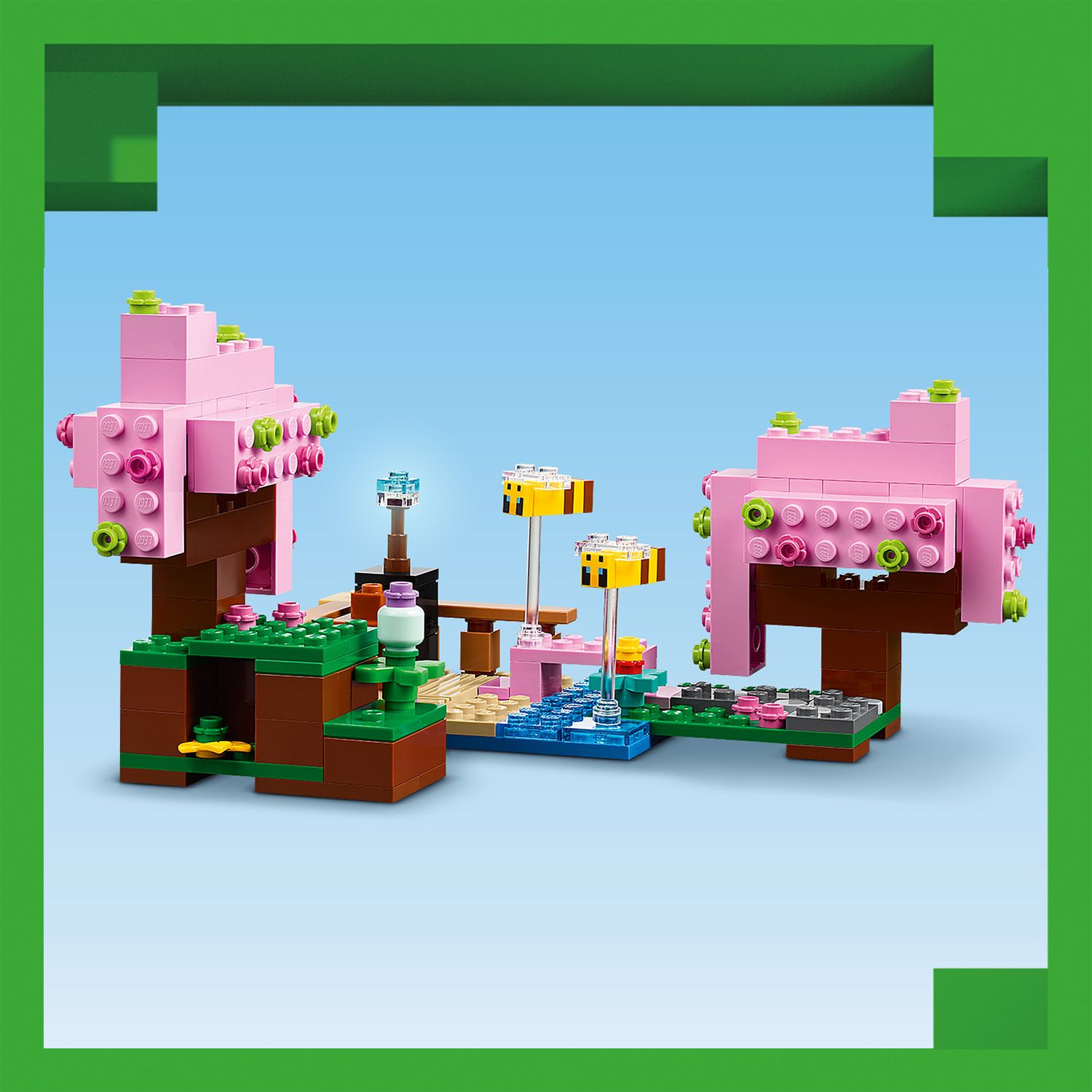 Lego Minecraft 21260 The Cherry Blossom Garden Playset for Ages 8 & Up Curious Minds