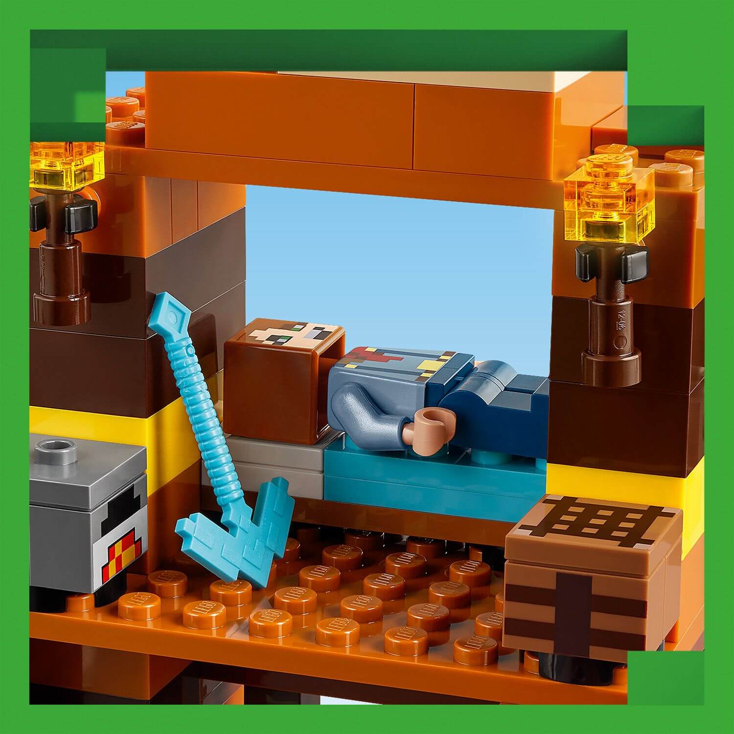 Lego Minecraft 21263 The Badlands Mineshaft Plasyet for Ages 8 and Up Curious Minds