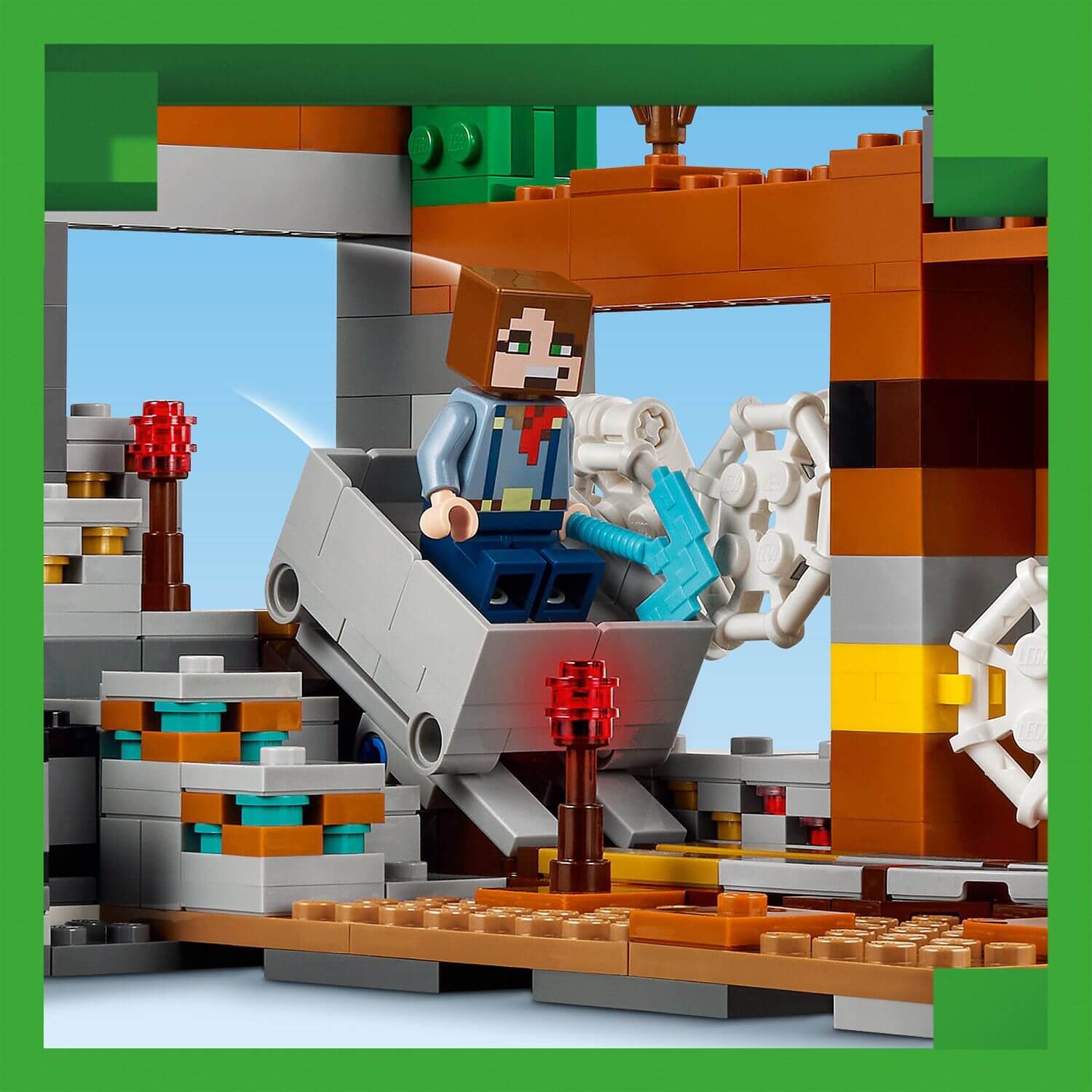 Lego Minecraft 21263 The Badlands Mineshaft Plasyet for Ages 8 and Up Curious Minds