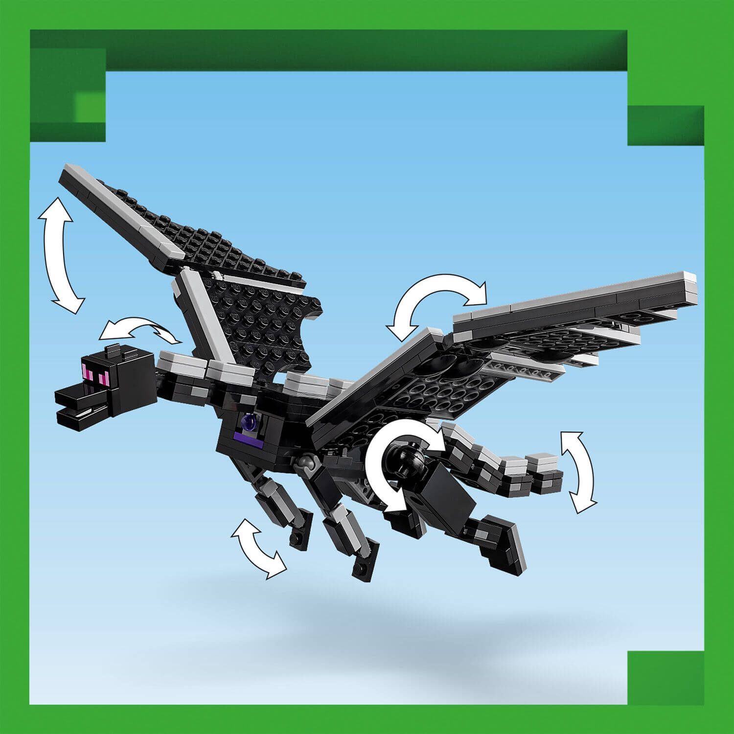 Lego Minecraft 21264 The Ender Dragon and End Ship for Ages 8 and Up Curious Minds