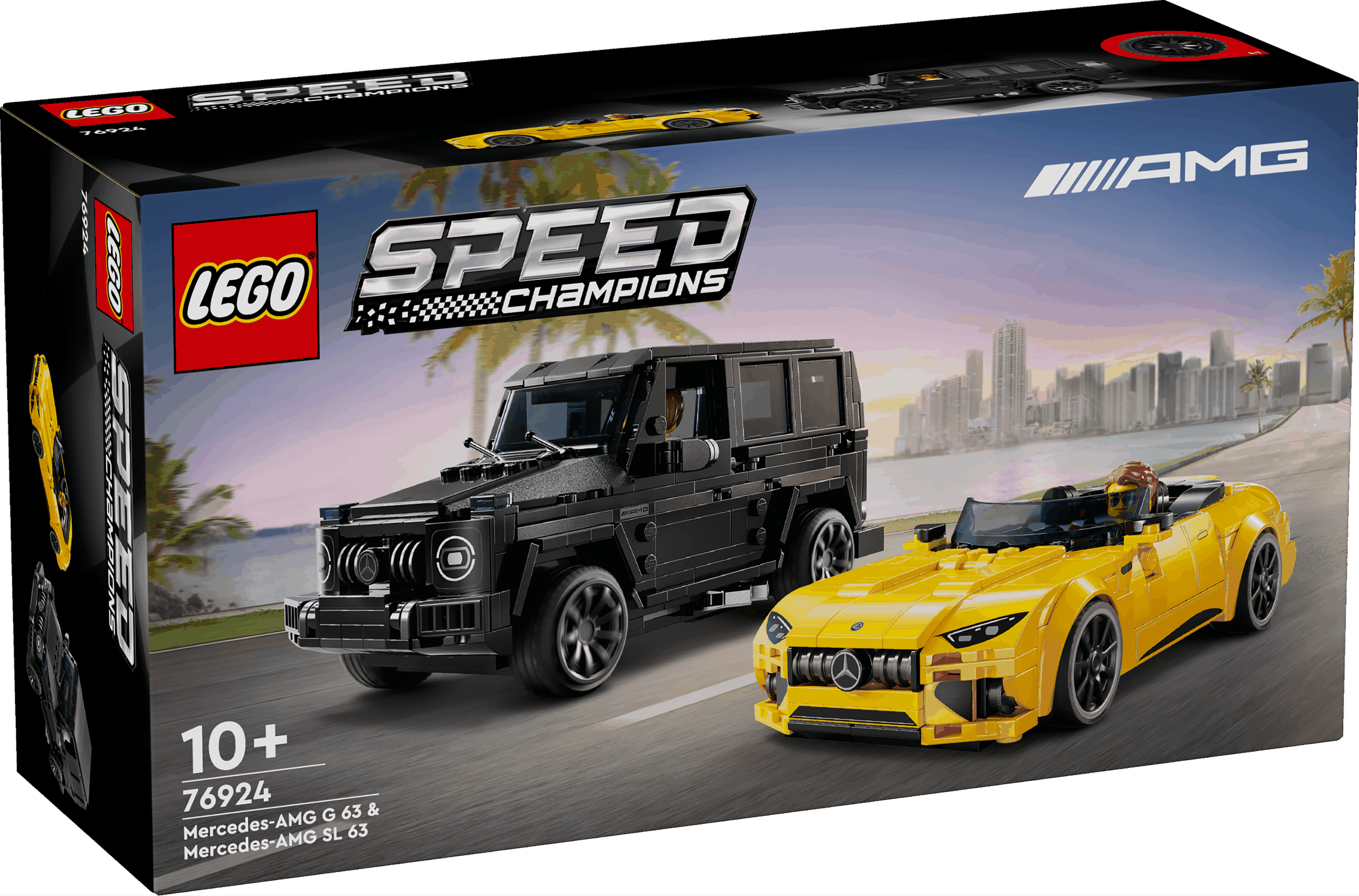 Lego Speed Champions 76924 Mercedes-AMG G 63 & Mercedes SL 63 Ages 10+ Curious Minds