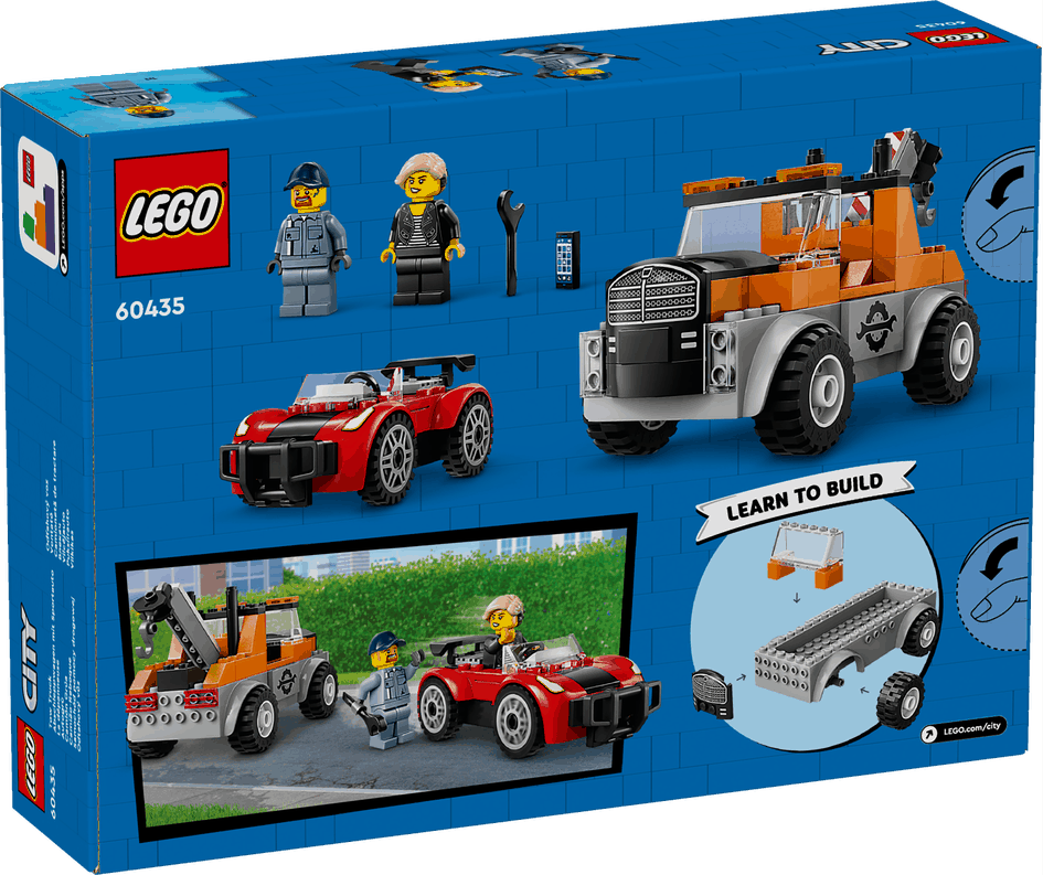 Lego City 60435 Tow Truck & Sports Car Repair Playset for Ages 4 & Up Curious Minds