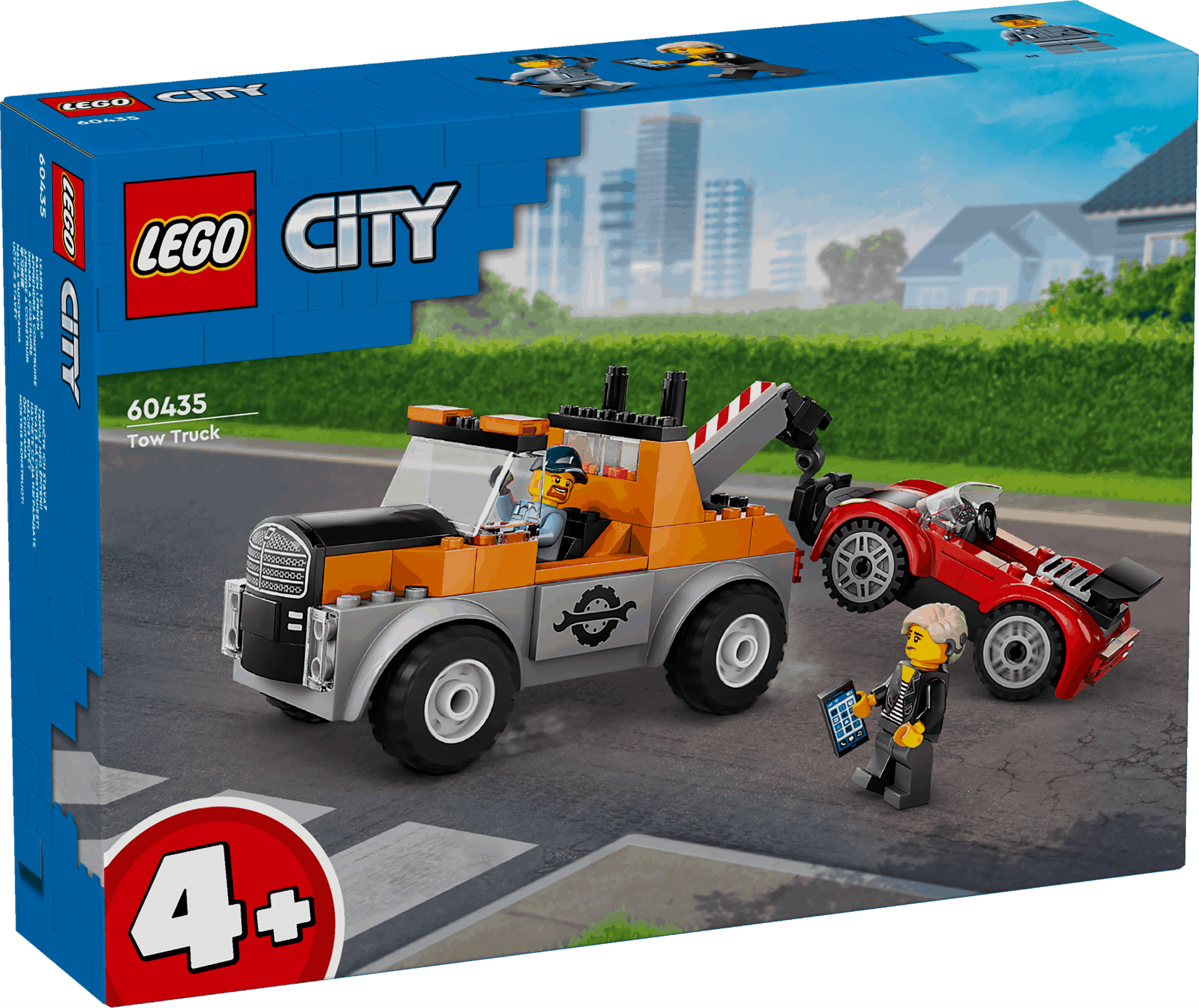 Lego City 60435 Tow Truck & Sports Car Repair Playset for Ages 4 & Up Curious Minds
