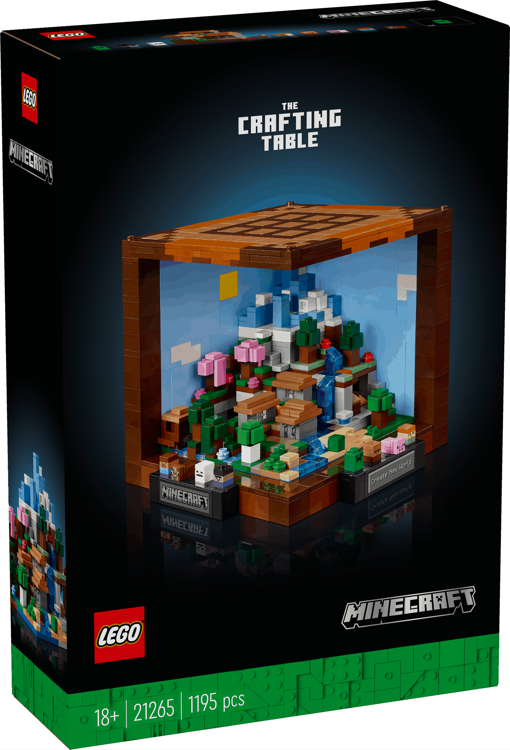 Lego Minecraft 21265 The Crafting Table Model for Adults Age 18 and Up Curious Minds