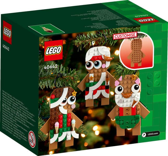 Lego Christmas 40642 Gingerbread Ornaments Seasonal Playset for Age 6+ Curious Minds
