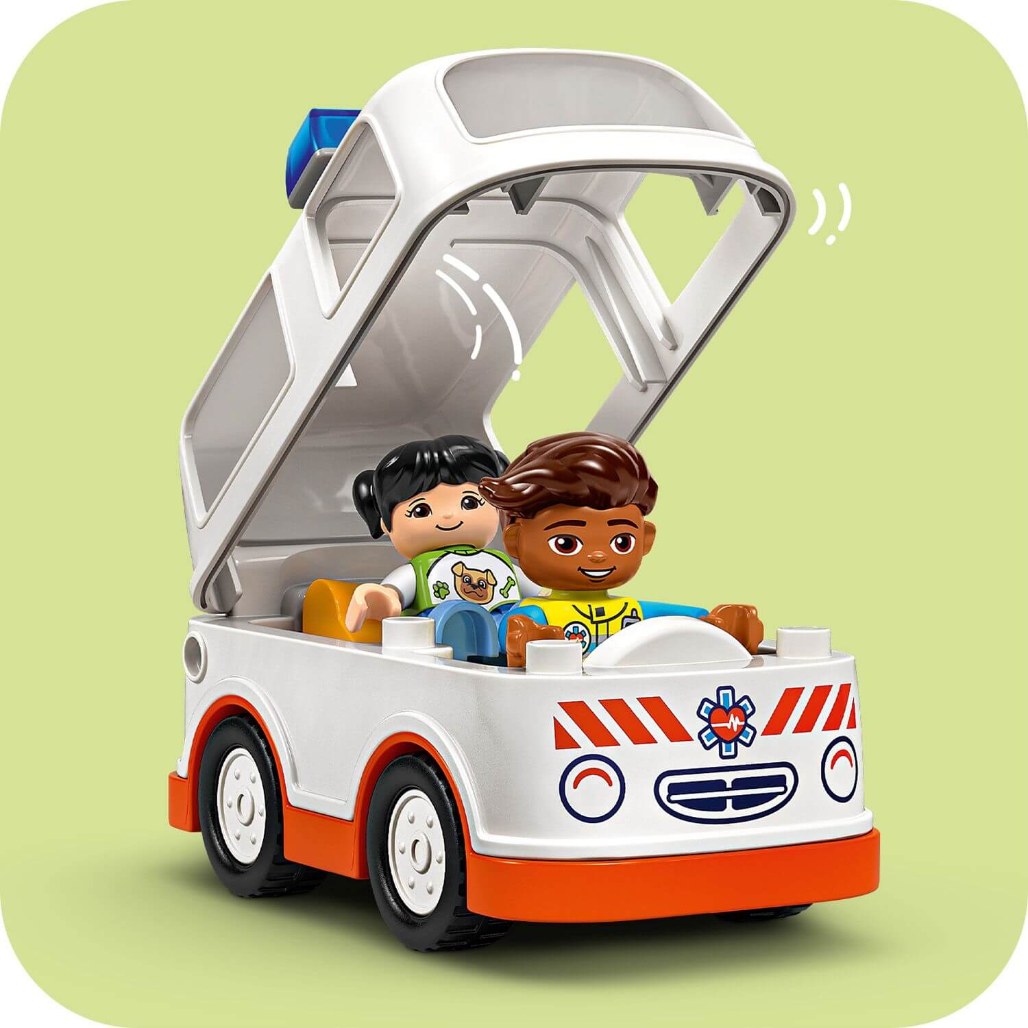 Lego Duplo 10447 Ambulance & Driver Playset for Toddlers Ages 2 and Up Curious Minds