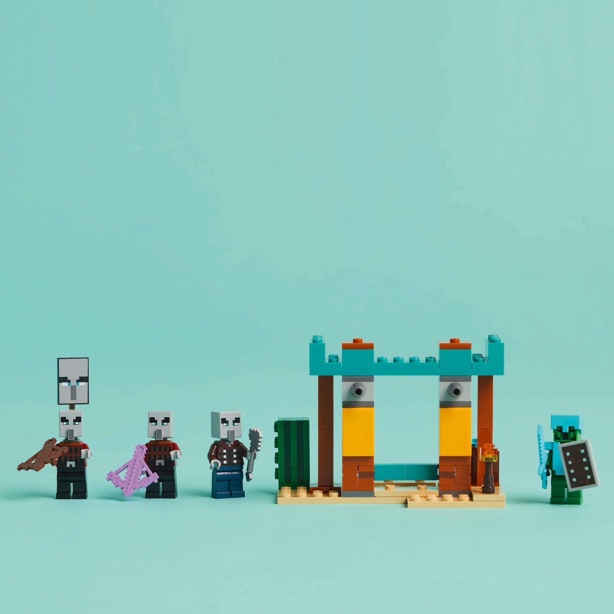 Lego Minecraft 21267 The Illager Desert Patrol Playset for Ages 7 & Up Curious Minds