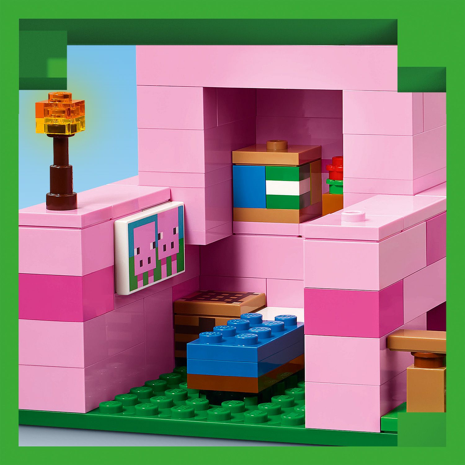 Lego Minecraft 21268 The Baby Pig House Toy Playset for Ages 7 and Up Curious Minds