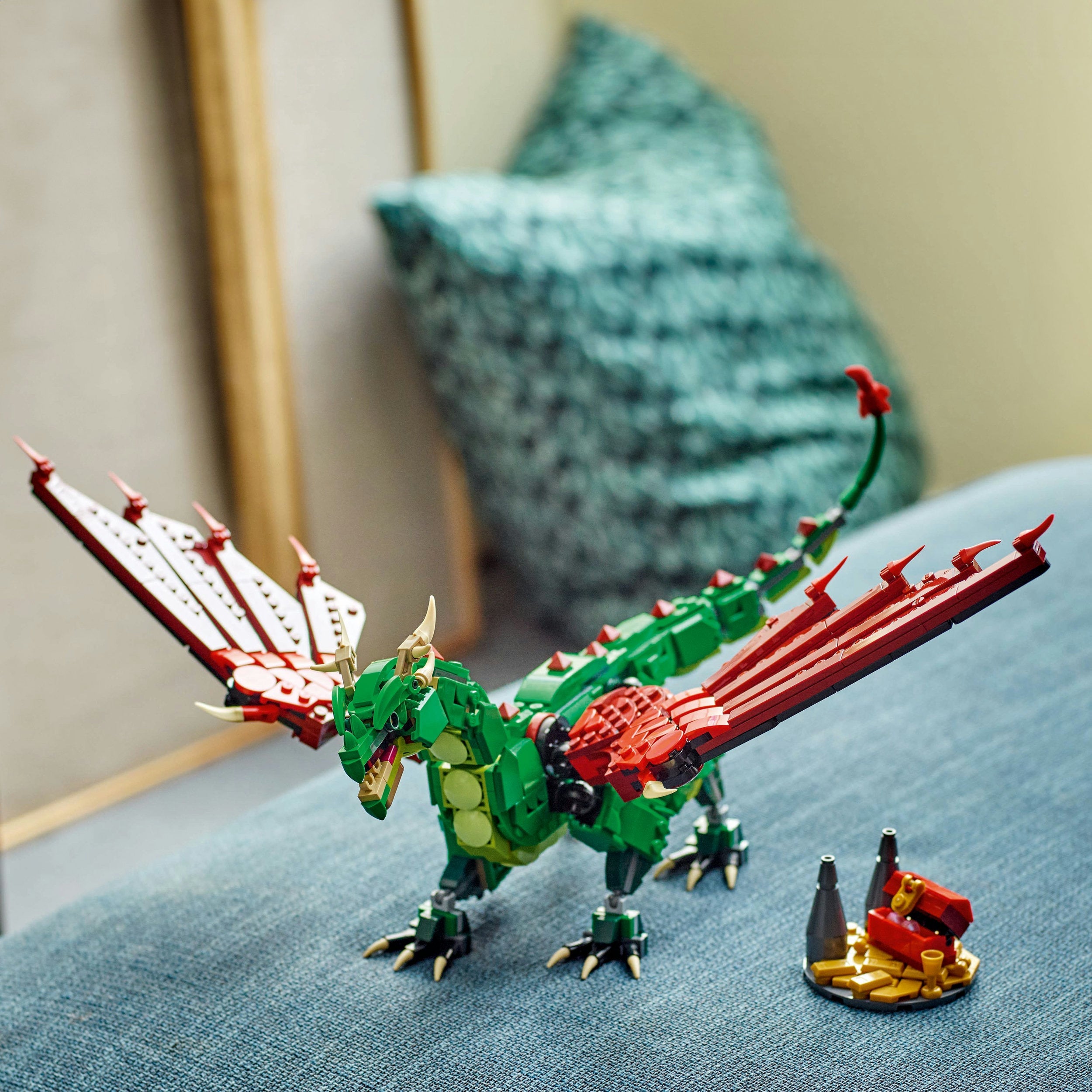Lego Creator 3 in 1 31161 Medieval Dragon Toy Playset for Ages 9 & Up Curious Minds