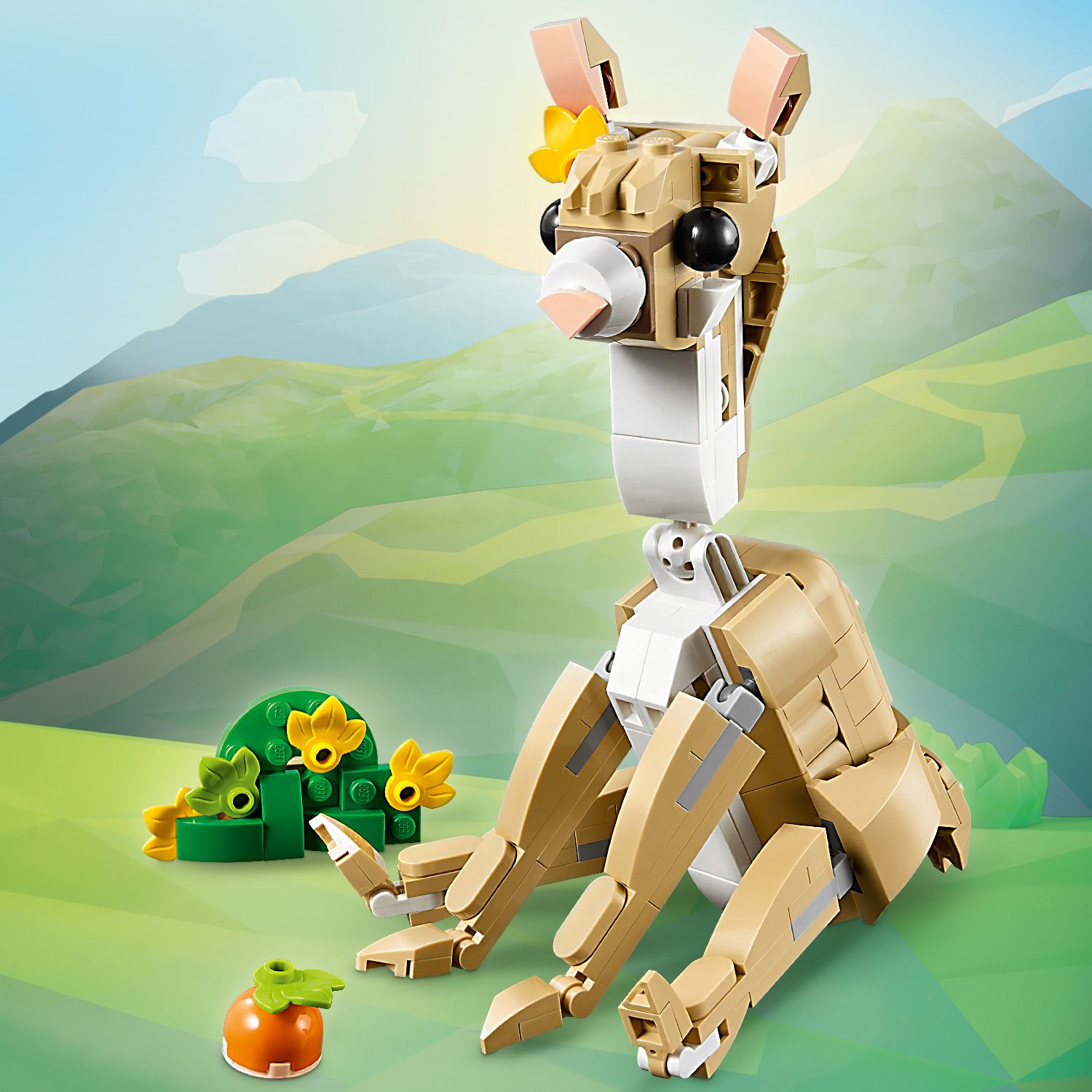 Lego Creator 3 in 1 31162 Cute Bunny Rebuildable Toy for Ages 8 and Up Curious Minds