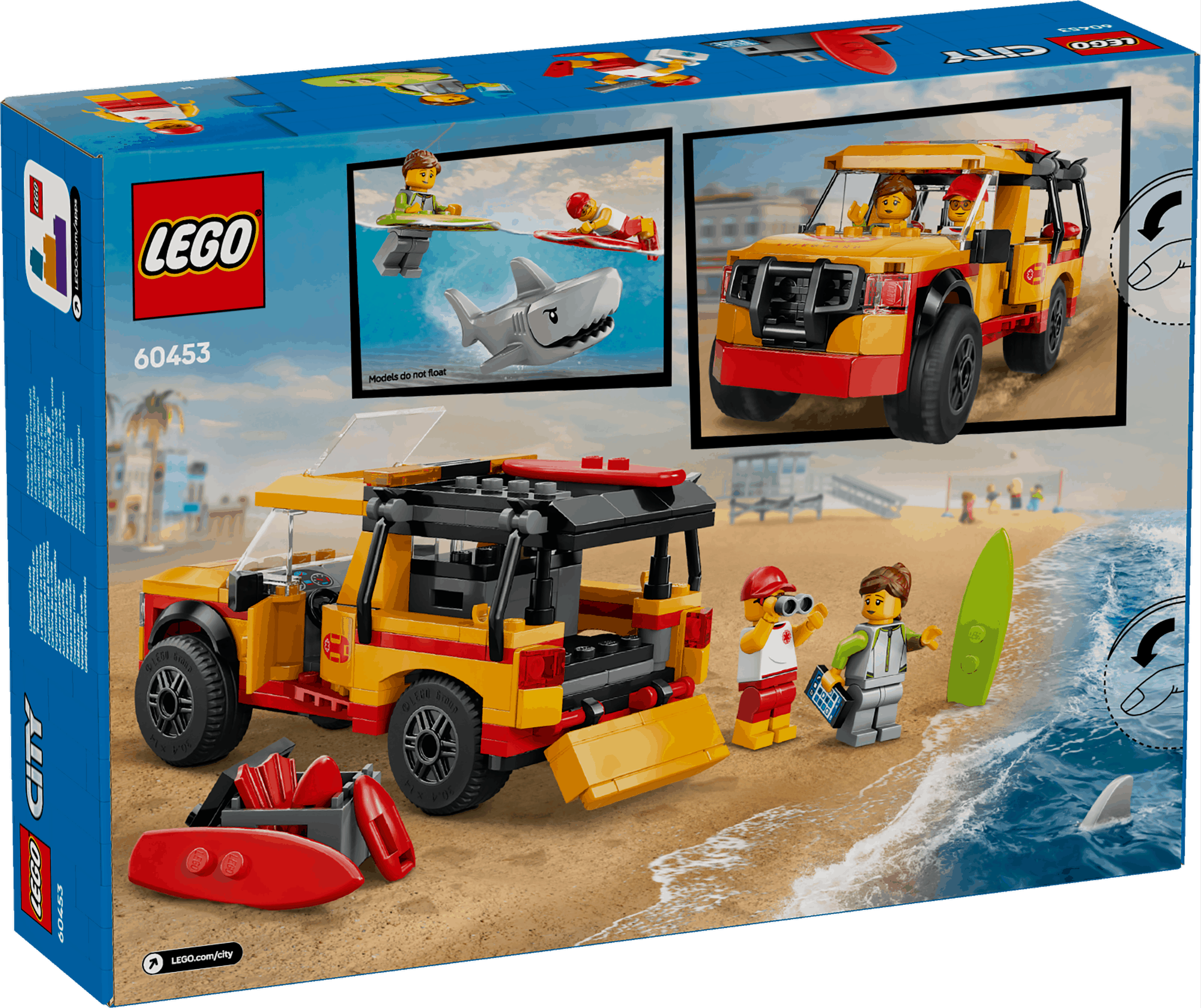 Lego City 60453 Lifeguard Beach Rescue Truck Playset for Ages 6 and Up Curious Minds